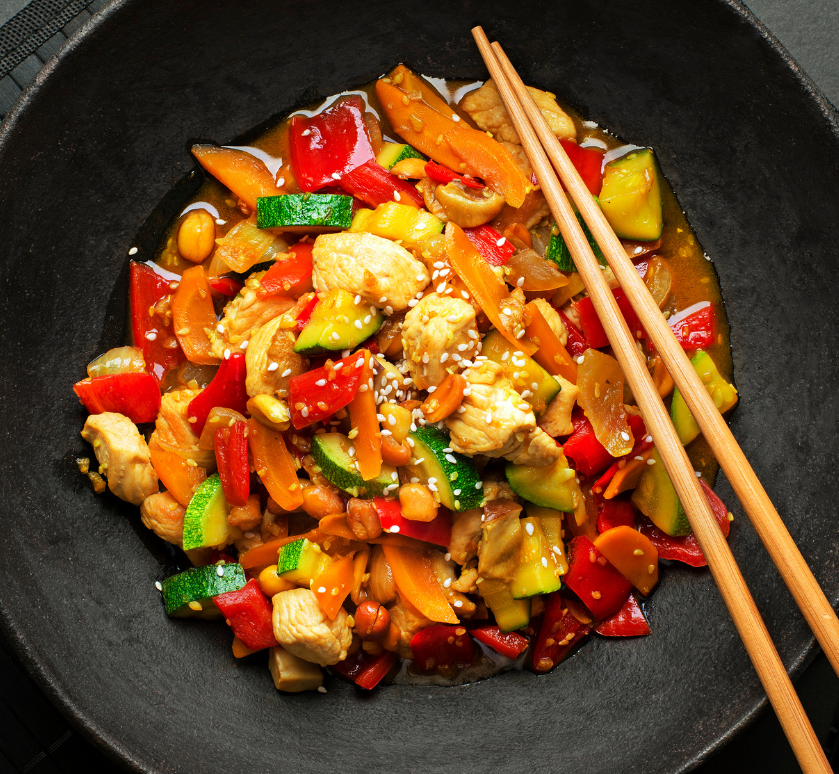 Food illustration for Chinese restaurant options